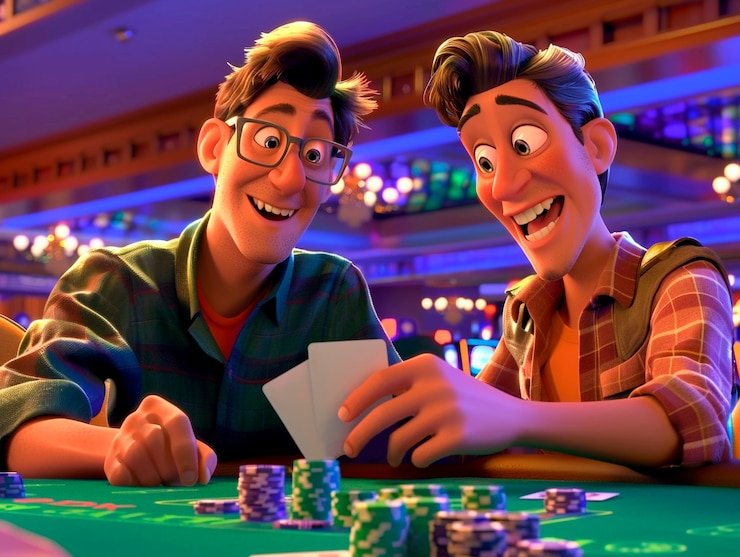 Live baccarat table with HD stream on mobile phone
